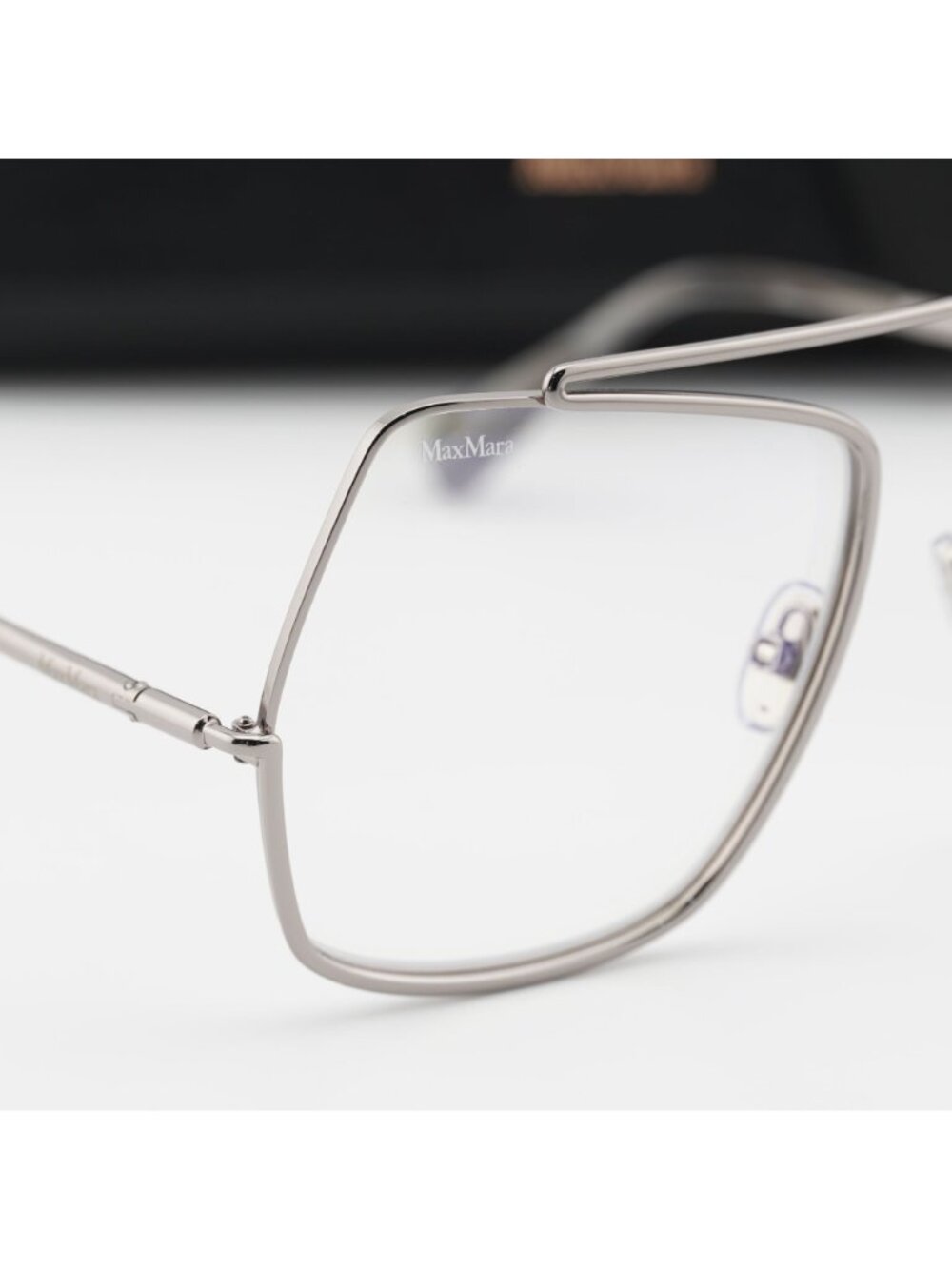 Max Mara MM5118-B 014 Butterfly Eyeglasses 58mm - Silver - Picture 8 of 11